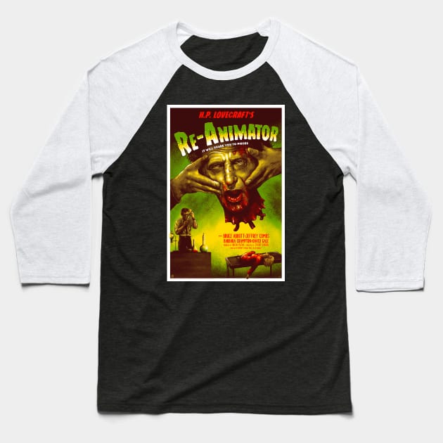 RE ANIMATOR Baseball T-Shirt by chudd